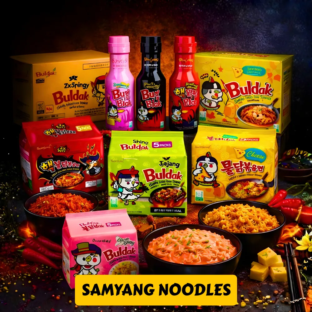 Samyang Buldak wholesale noodles and sauces